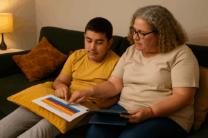 Time management for parents weekly schedule"